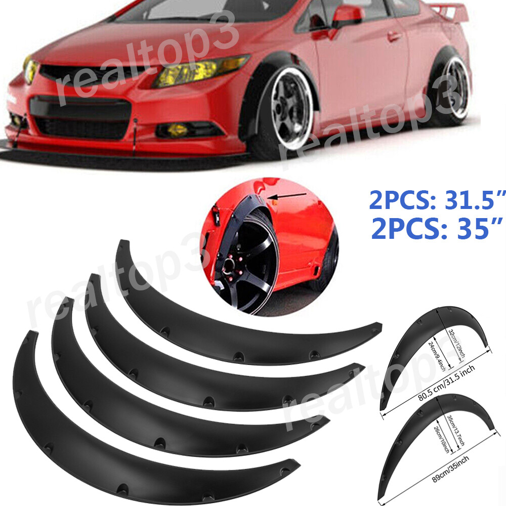 For Toyota Tacoma 95-04 80cm&89cm Extended Fender Flares Wide Body Wheel Arches