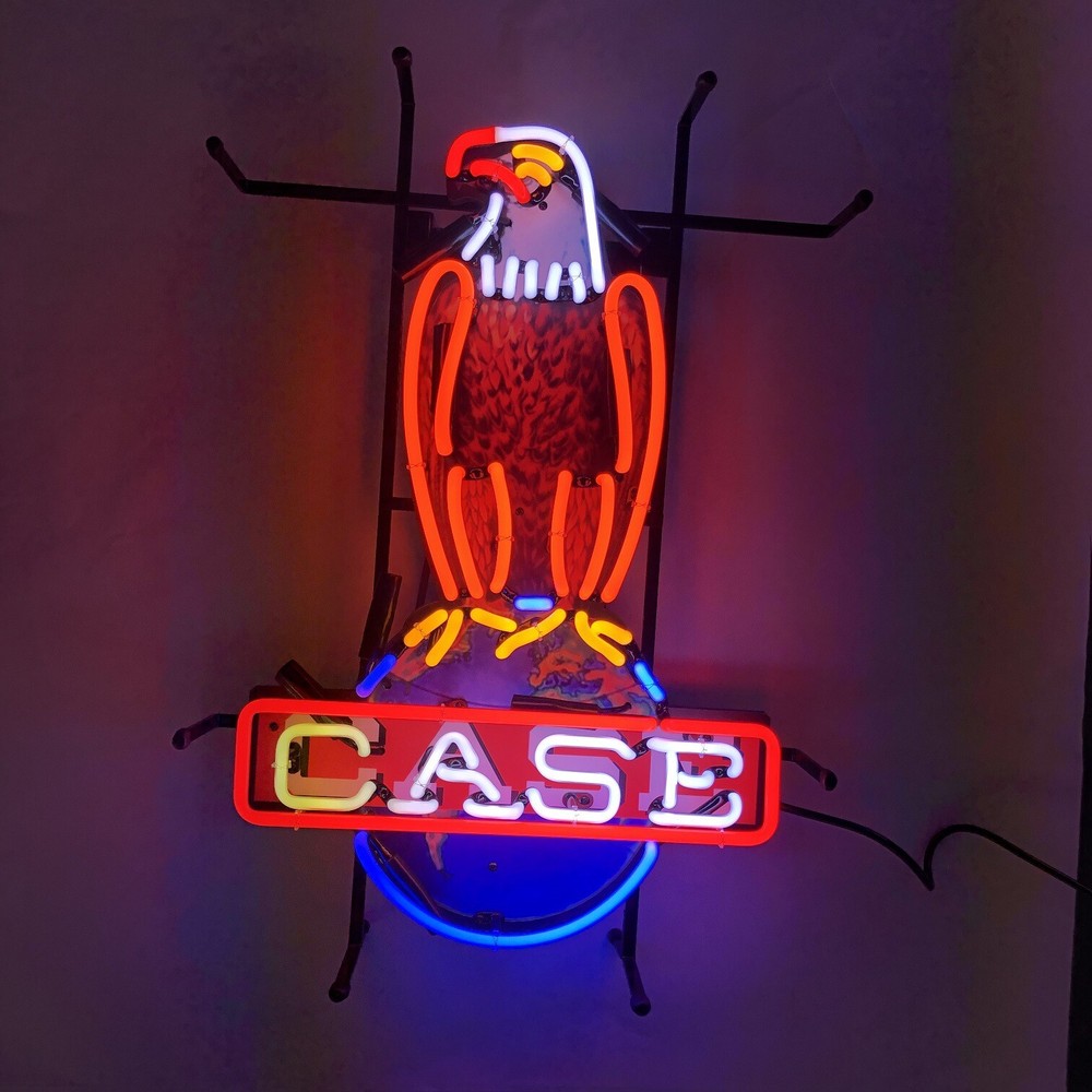 Case Eagle Farm Equipment Lamp Neon Light Sign 24