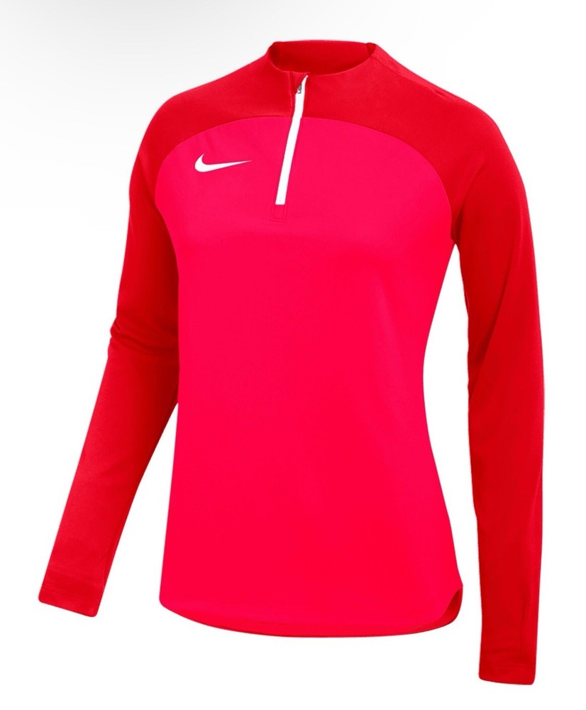 Nike Dri-FIT Academy Pro Drill 1/4 Zip Soccer Top Women's Medium Red DH9246