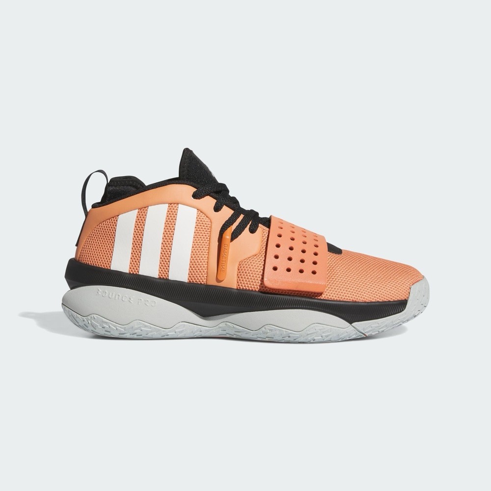 Adidas Dame 8 Extply Shoes Men 11.5 Hazy Copper / Off White / Wonder Silver NEW!