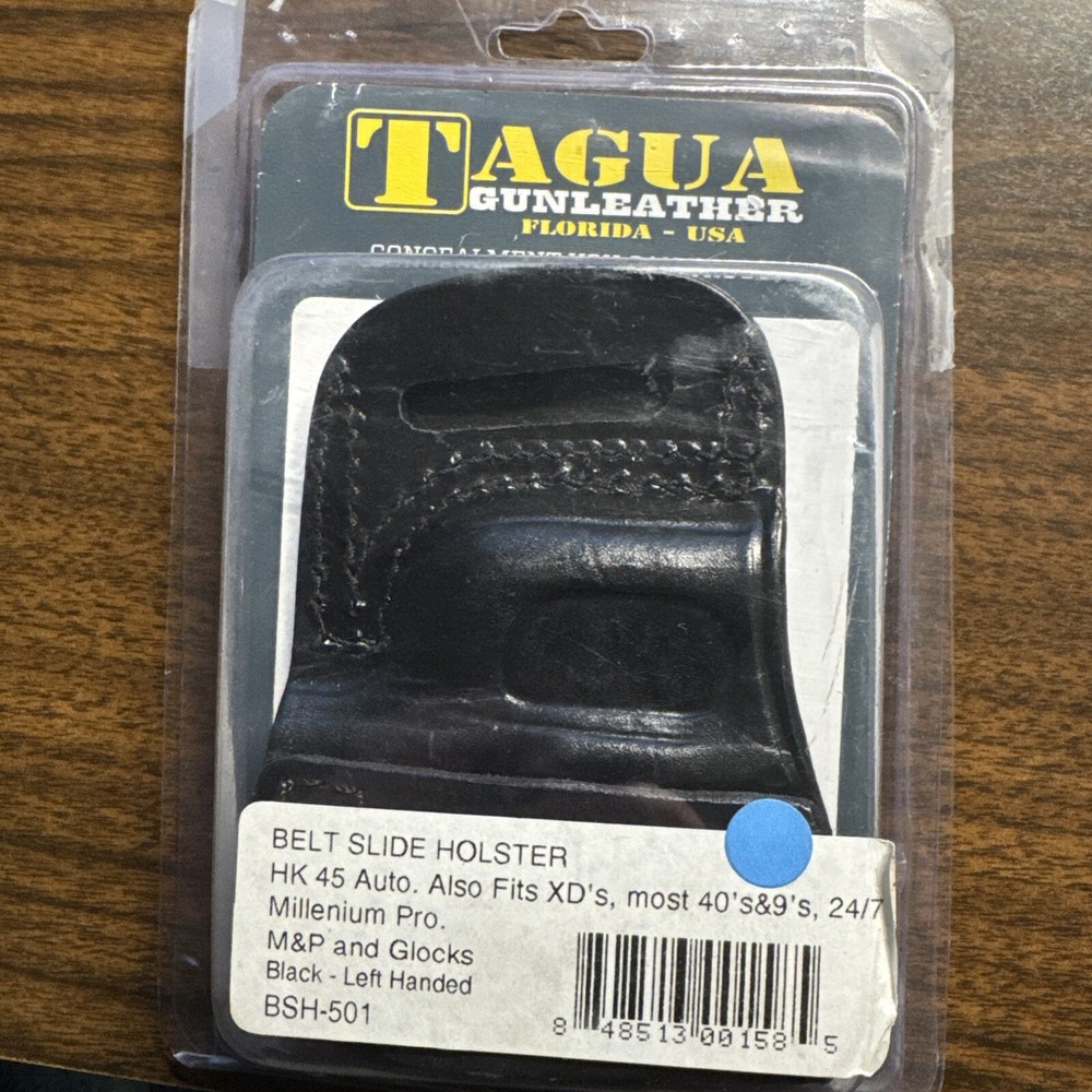 Tagua HK45, Springfield XD9, 40, Taurus 24/7 Millenium Pro Leather Blk Left Hand