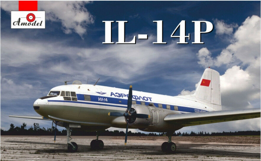 AMODEL 72254 Ilyushin IL-14P  Scale 1/72 - Plastic model kit