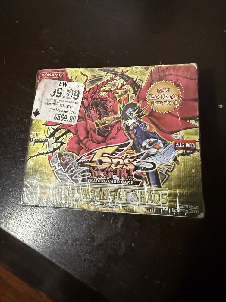 2008 Vintage Sealed Yu-Gi-Oh Crossroads of Chaos Booster Pack Unopened
