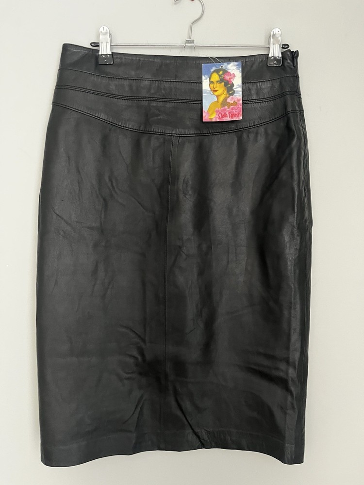 Stella Forest Genuine 100% Leather Skirt for Women