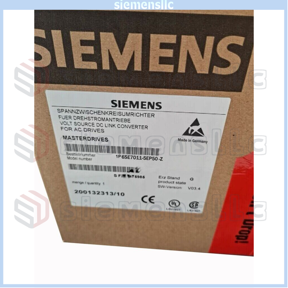 6SE7011-5EP50-Z Siemens Frequency Converter Expedited Shipping UPS Express GQ