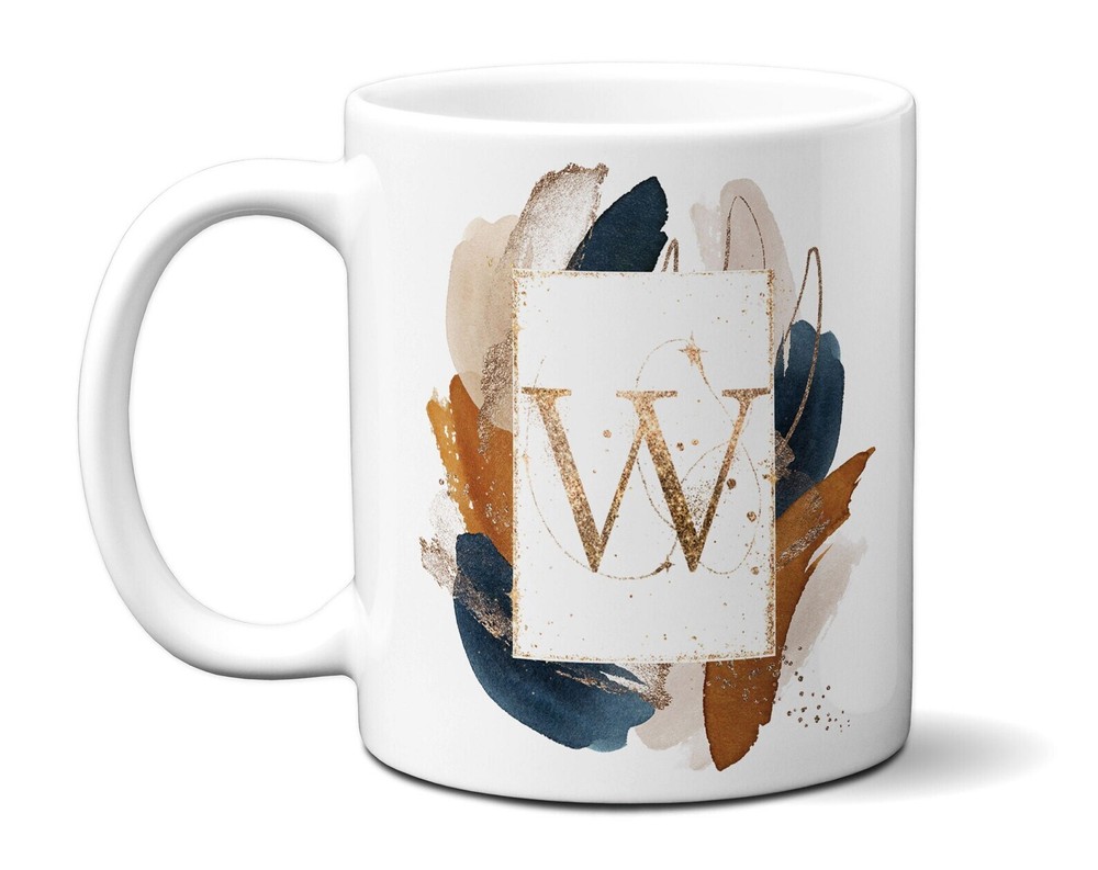 Custom Initial & Name Mug for Tea Coffee Hot Chocolate Lovers