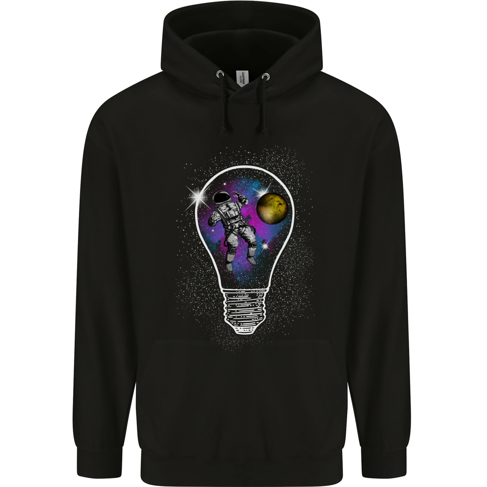 Zero Gravity Astronaut Space Universe Mens 80% Cotton Hoodie