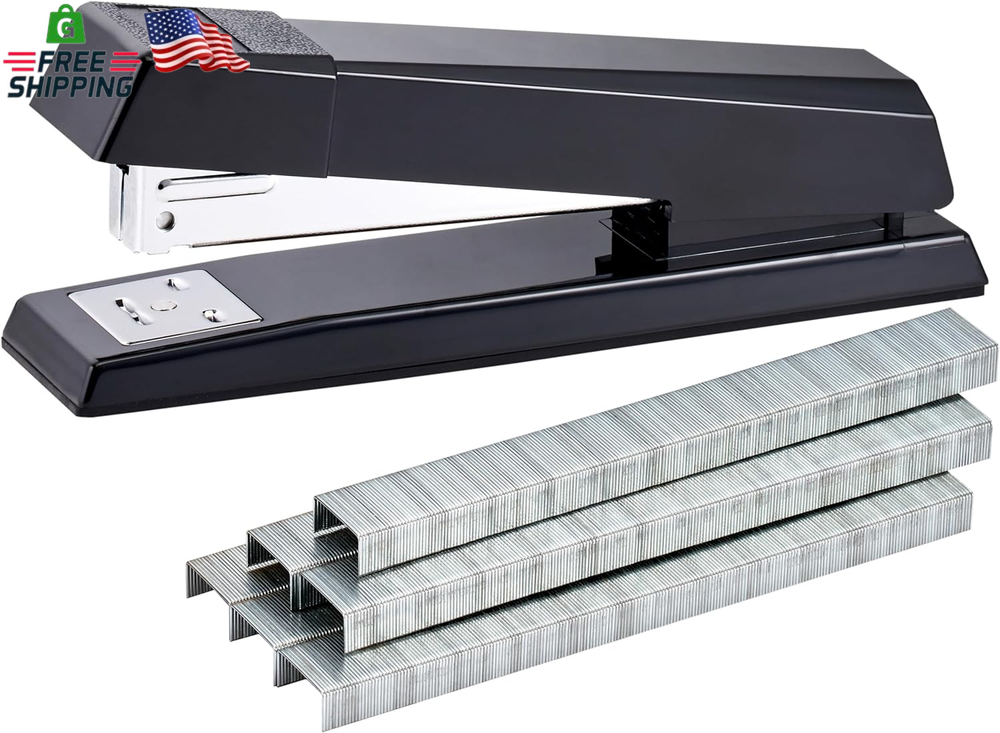 Bostitch Office Stapler, No-Jam Premium for Desktop, Includes 1,250 Staples, Ful