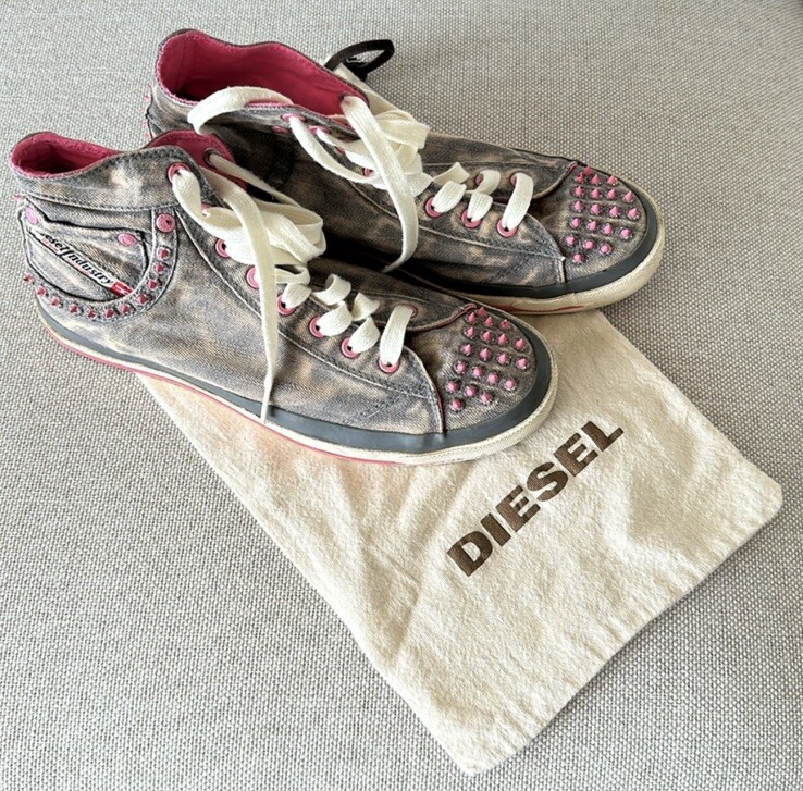 DIESEL Spiked Shoes Size 9