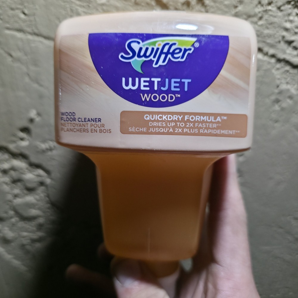 Swiffer WetJet Wood Floor Cleaner Quick Dry Formula 2018 replacement refill NEW