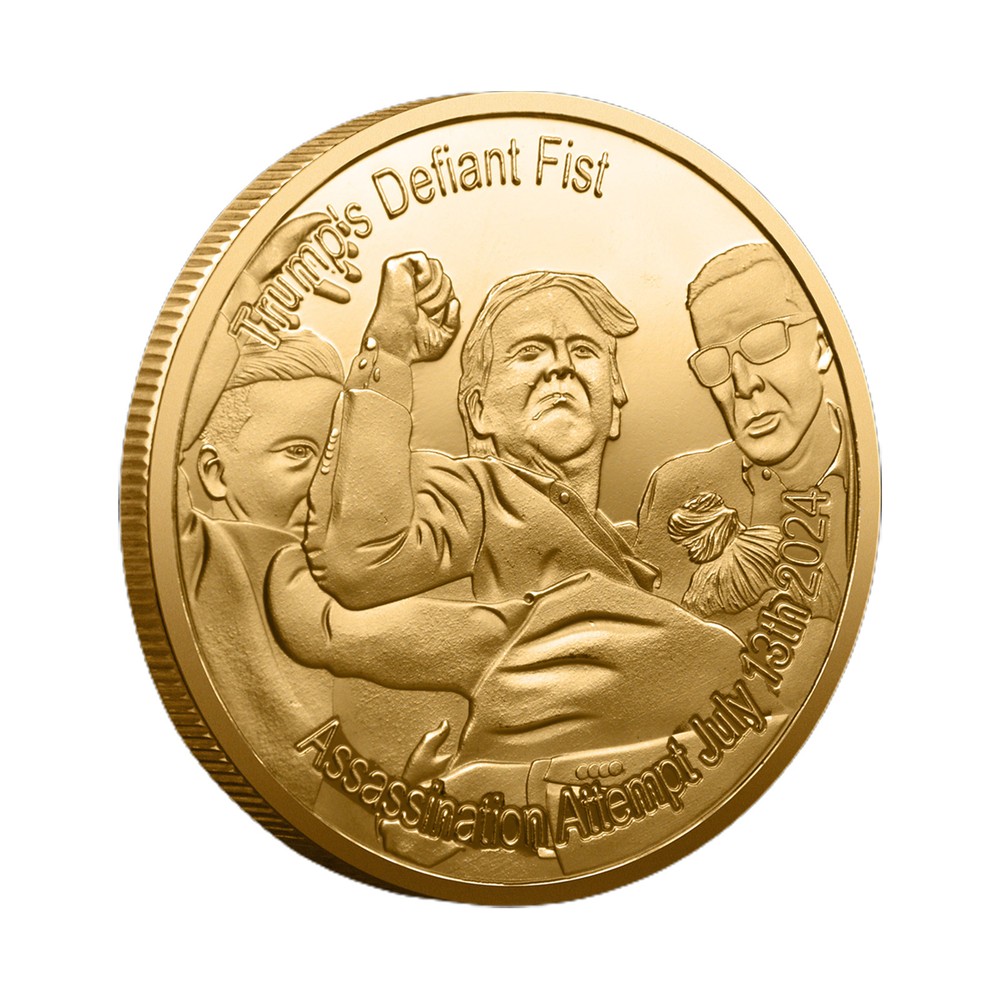2024 President Donald Trump Rally Shooting Assassination Commemorative Coin