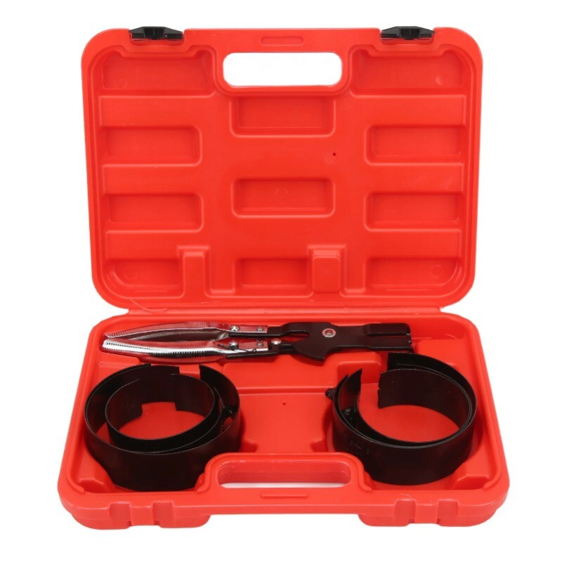 Universal Car Piston Ring Compressor Fastener Clamp Cylinder Install Tool