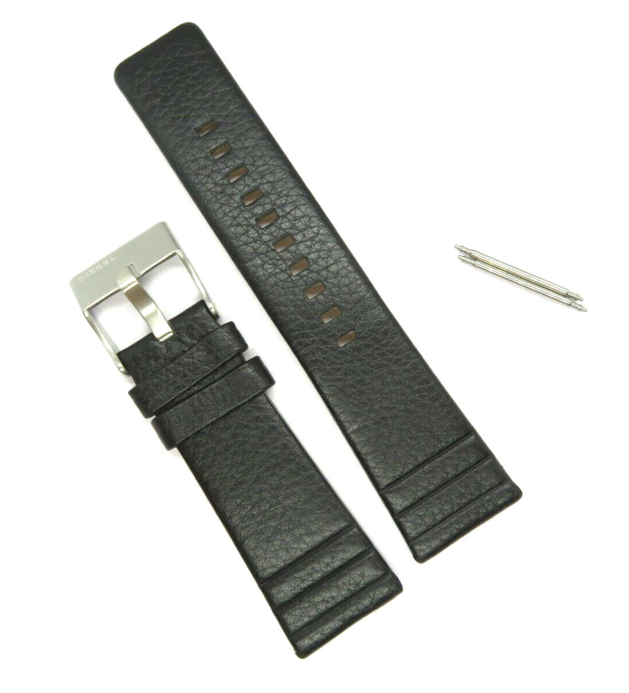 DIESEL Original Replacement Leather Strap DZ7113 Watch Strap Black 26 Mm