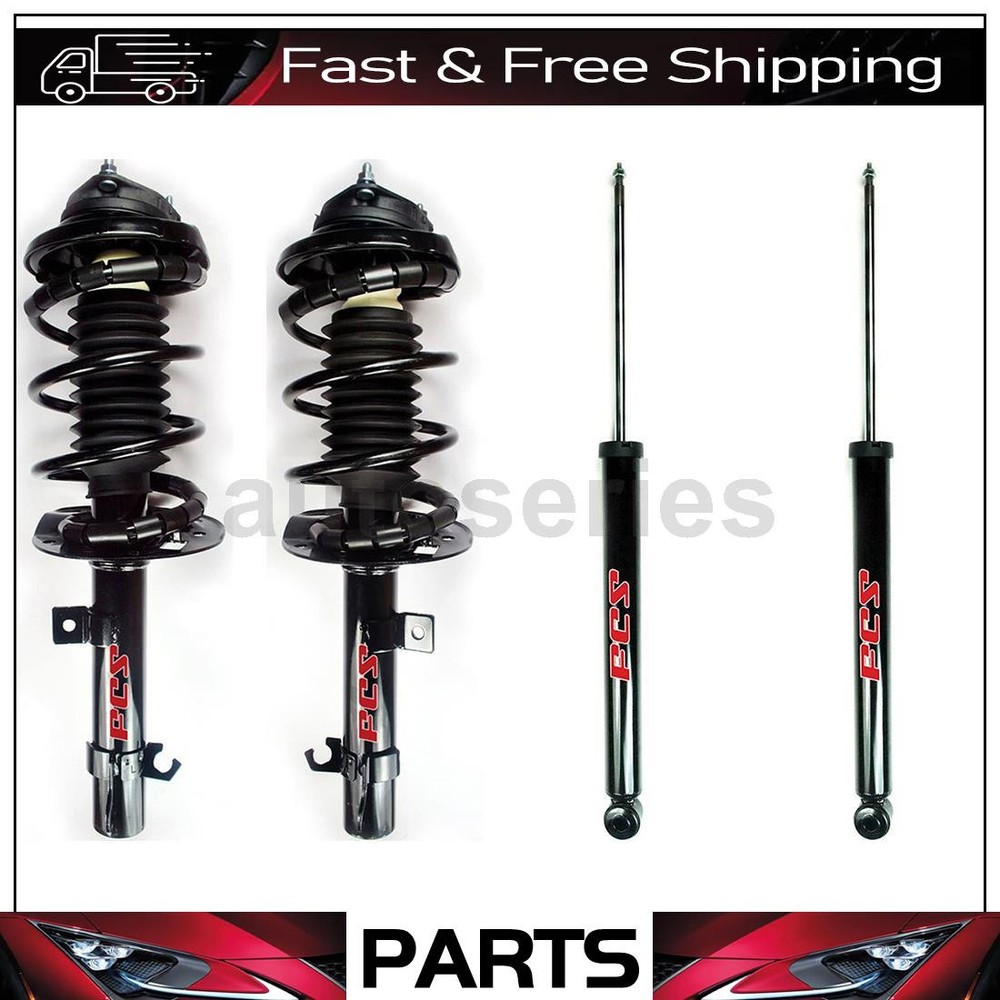 Front Struts w/ Coil Spring Rear Shocks Fits 2006 Ford Focus 2007 Ford Focus