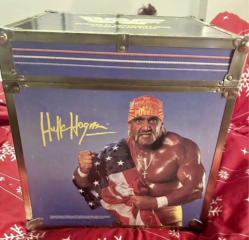 RARE 1991 WWF Legends Toy Chest Hulk Hogan Ultimate Warrior WWE Legion Of Doom