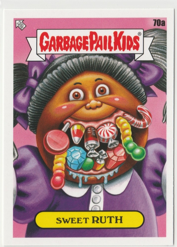 Sweet Ruth #70a Garbage Pail Kids GPK 2021 Food Fight Trading Card