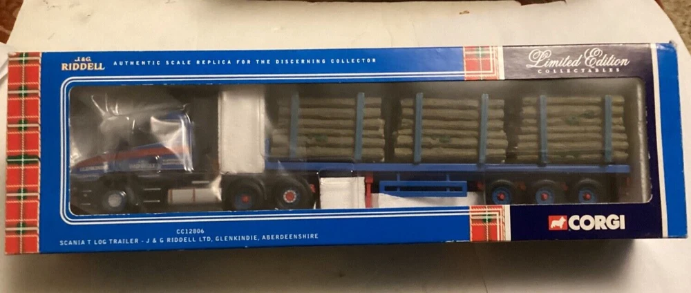 Corgi SCANIA T Truck Cab Model 1:50 Scale J & G Riddell CC12806