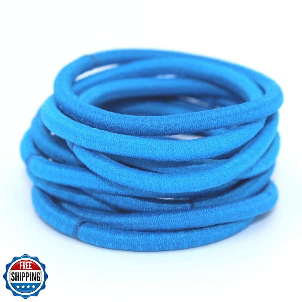 4mm Elastic Hair Bands for Kids - 2 Pack