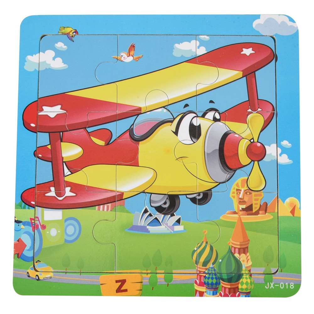 Wooden Kids Jigsaw Puzzle Toy for Early Learning and Christmas Gifts