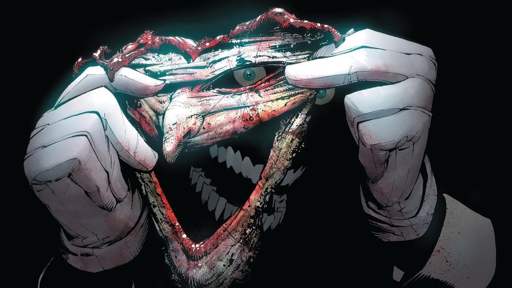 Joker Mask DC  Metal Art Print Comics Poster 8in x 12in Lot Up