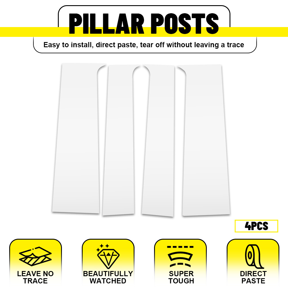 For Chevy Colorado GMC Canyon 2015-2022 Chrome Pillar Post Window Trim Kits I