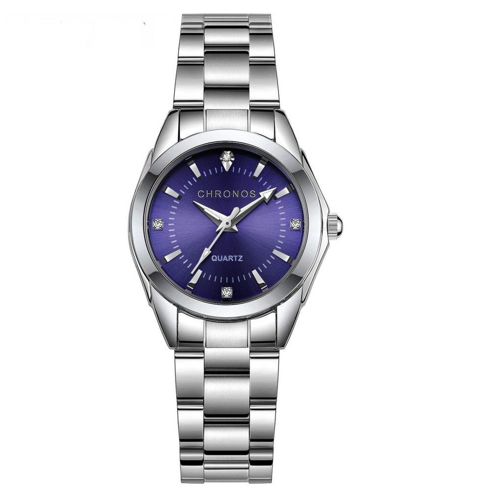 Elegant Casual Women's Quartz Watch with 30M Water Resistance and Stainless Stee