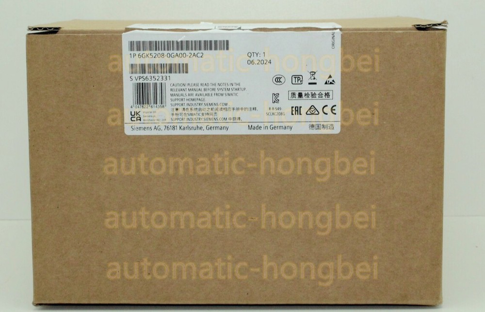 6GK5208-0GA00-2CA2 Siemens Electrical Switch Module 6GK52080GA002CA2 FASTSHIP#MS