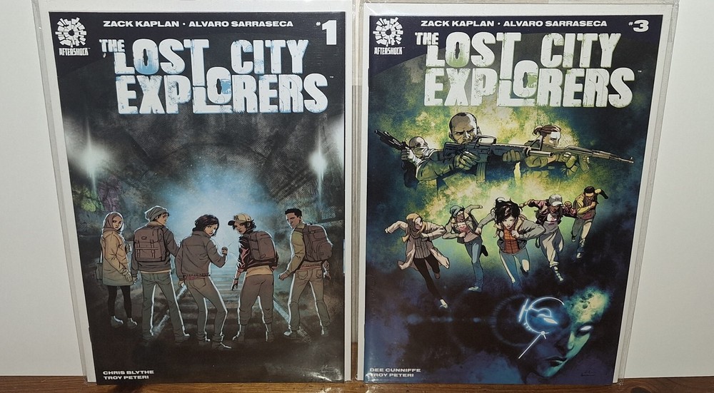 Aftershock Comics The Lost City Explorers #1 #3 Kaplan & Sarraseca 2018