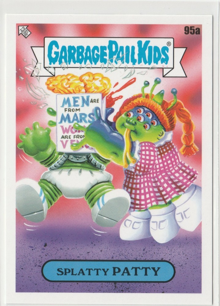 Splatty Patty #95a Garbage Pail Kids GPK 2022 Book Worms Trading Card