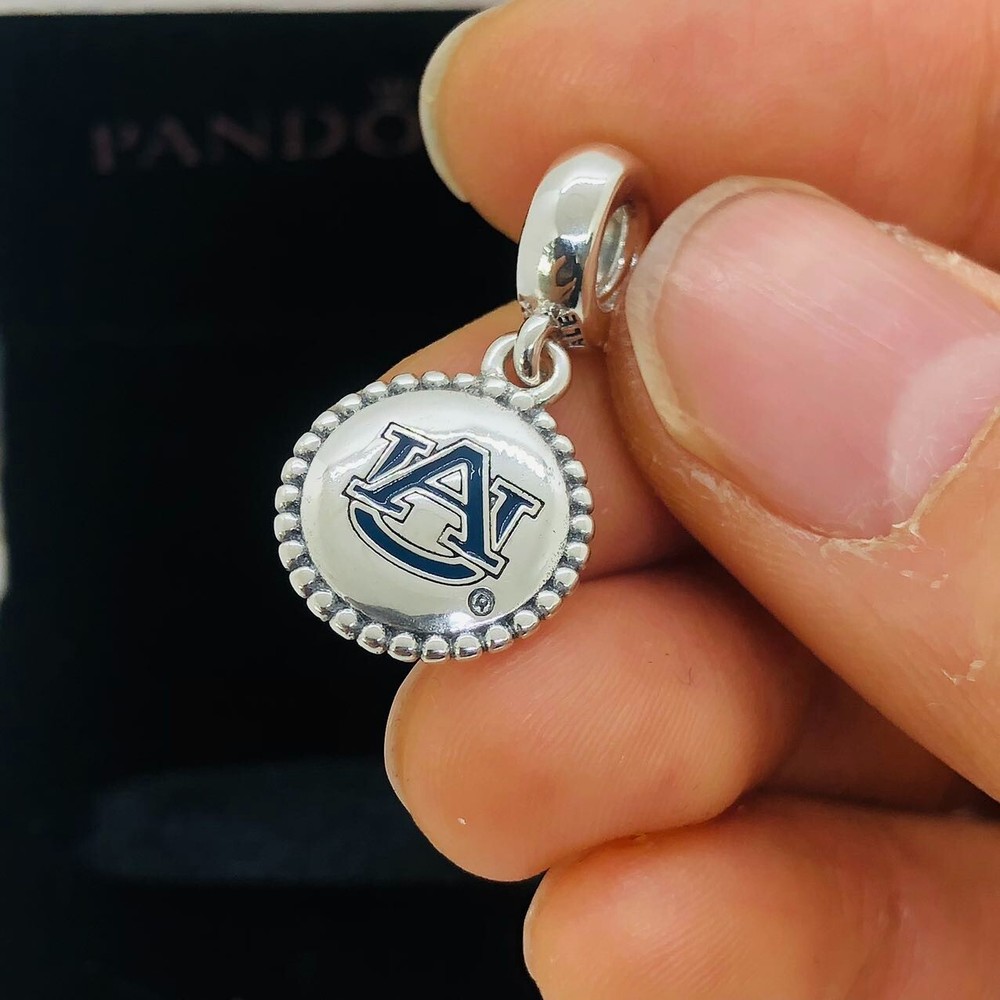 Pandora Auburn University Dangle Charm in S925 Silver with Gift Box