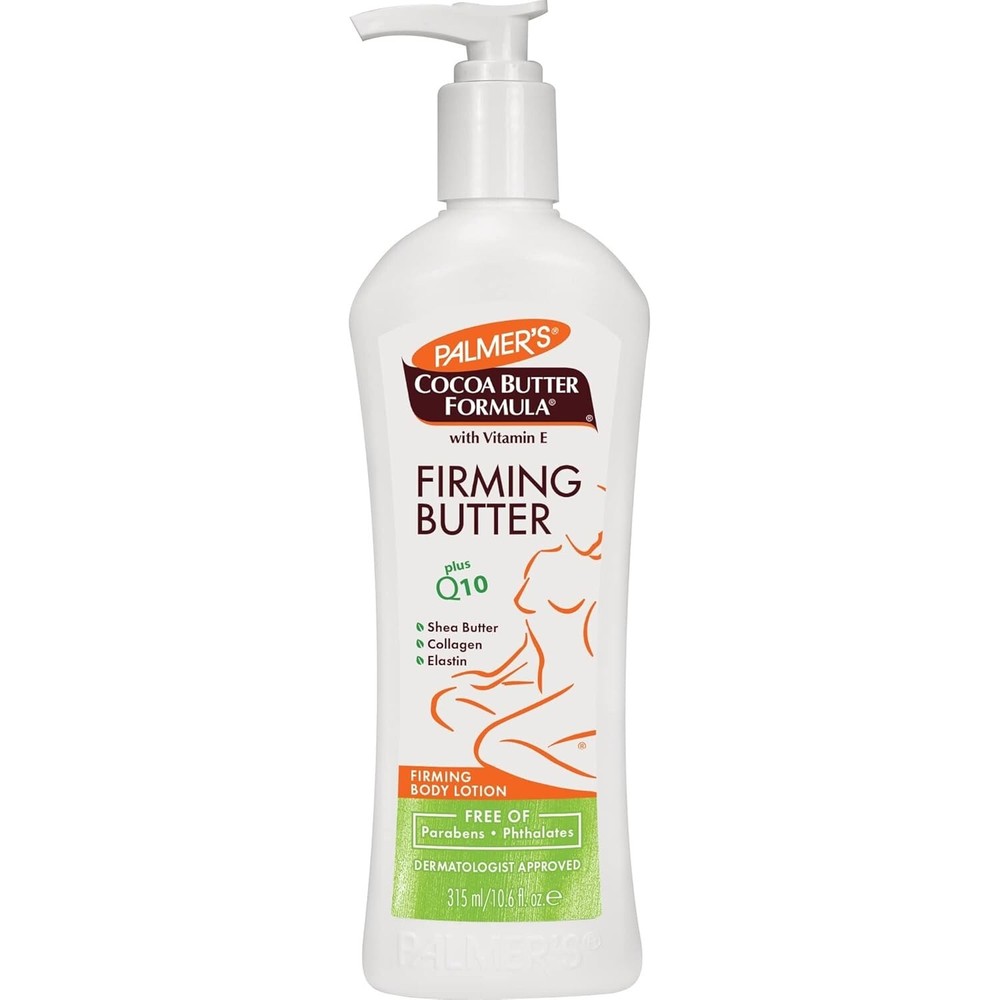 All-Natural Cocoa and Shea Butter Firming Lotion - Ideal for New Moms, 10.6 oz