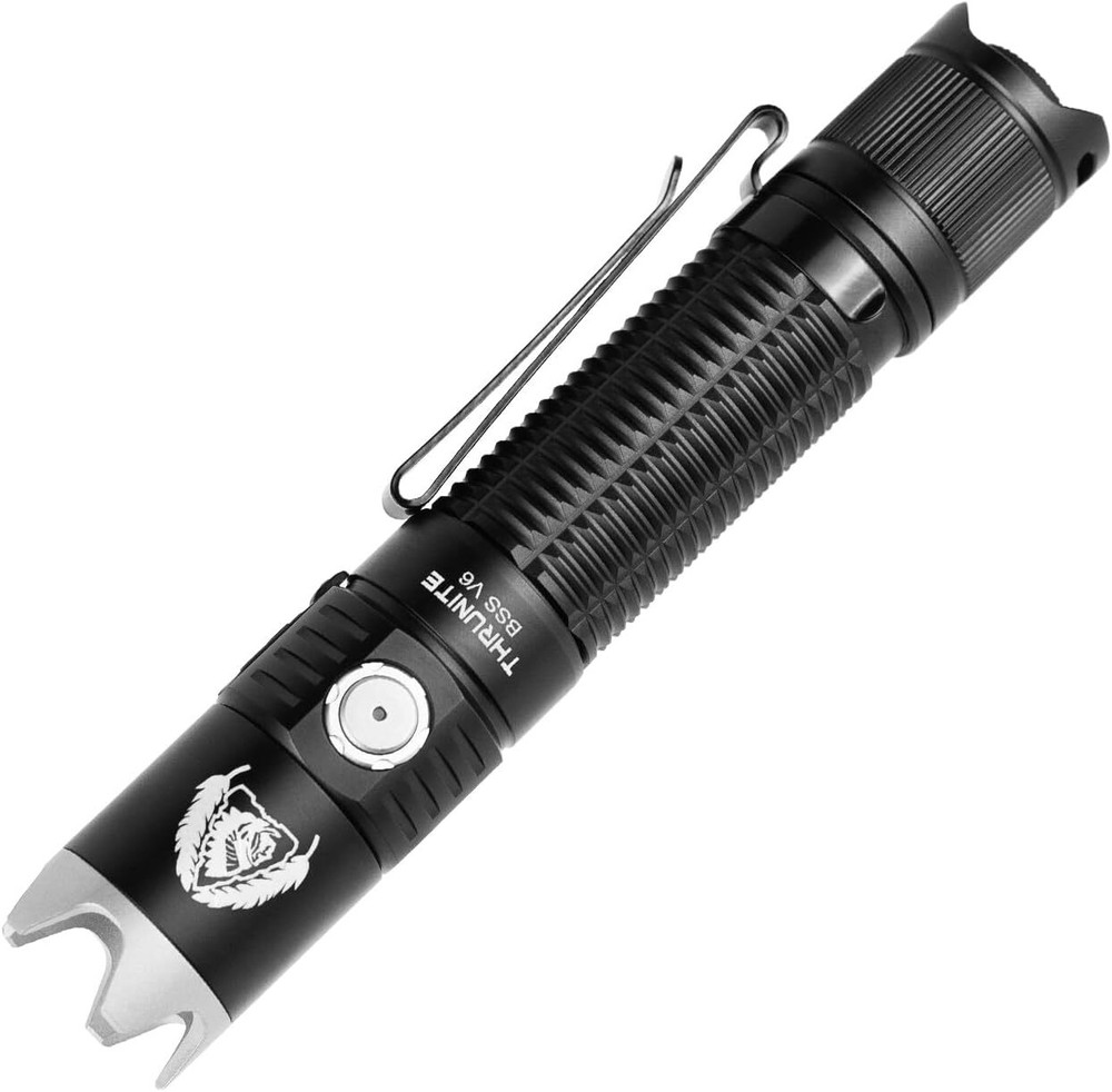 USB-C Rechargeable BSS V6 Black Scout Survival EDC Flashlight Custom Edition
