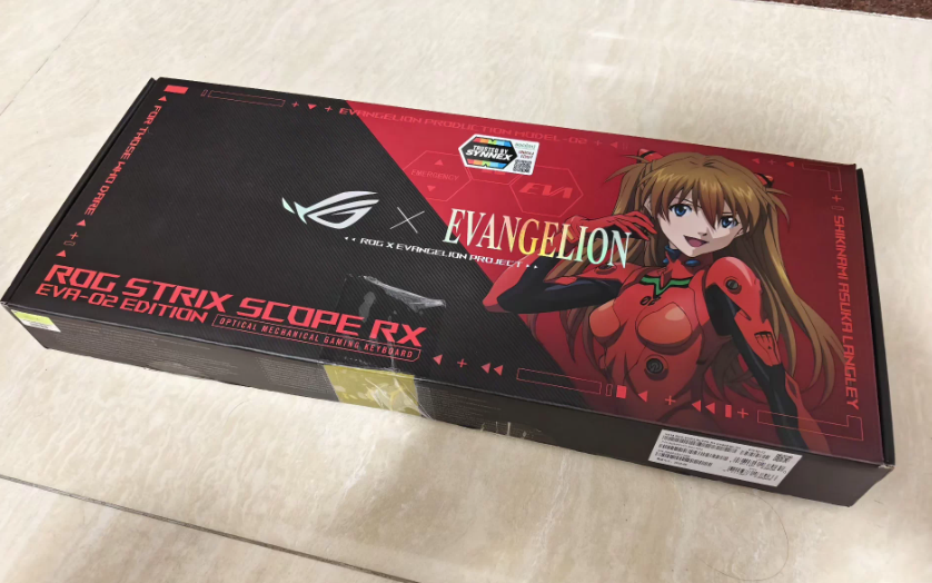 Asus ROG Strix Scope RX EVA-02 Edition Gaming Keyboard Used