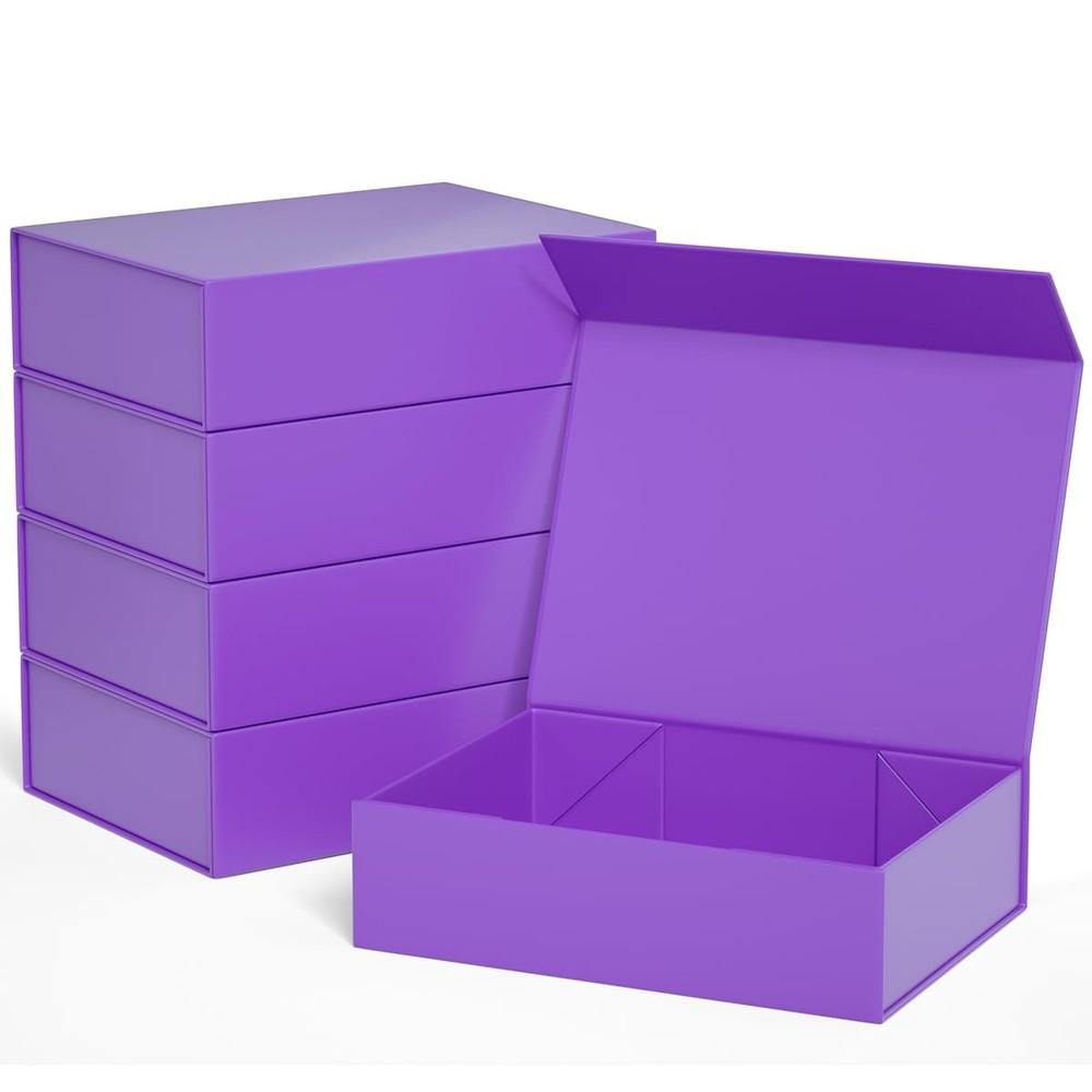 Elegant 11.9x8.5x3.3 Magnetic Closure Gift Box for Presents