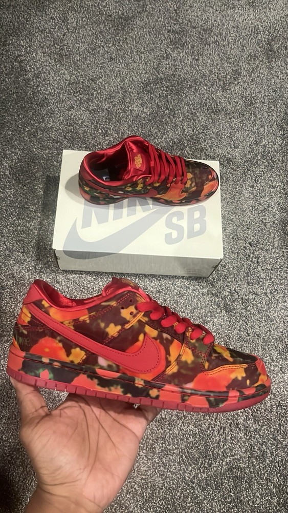 Size 9.5 - Nike The Wizard of Oz x Dunk SB Low Poppy Field