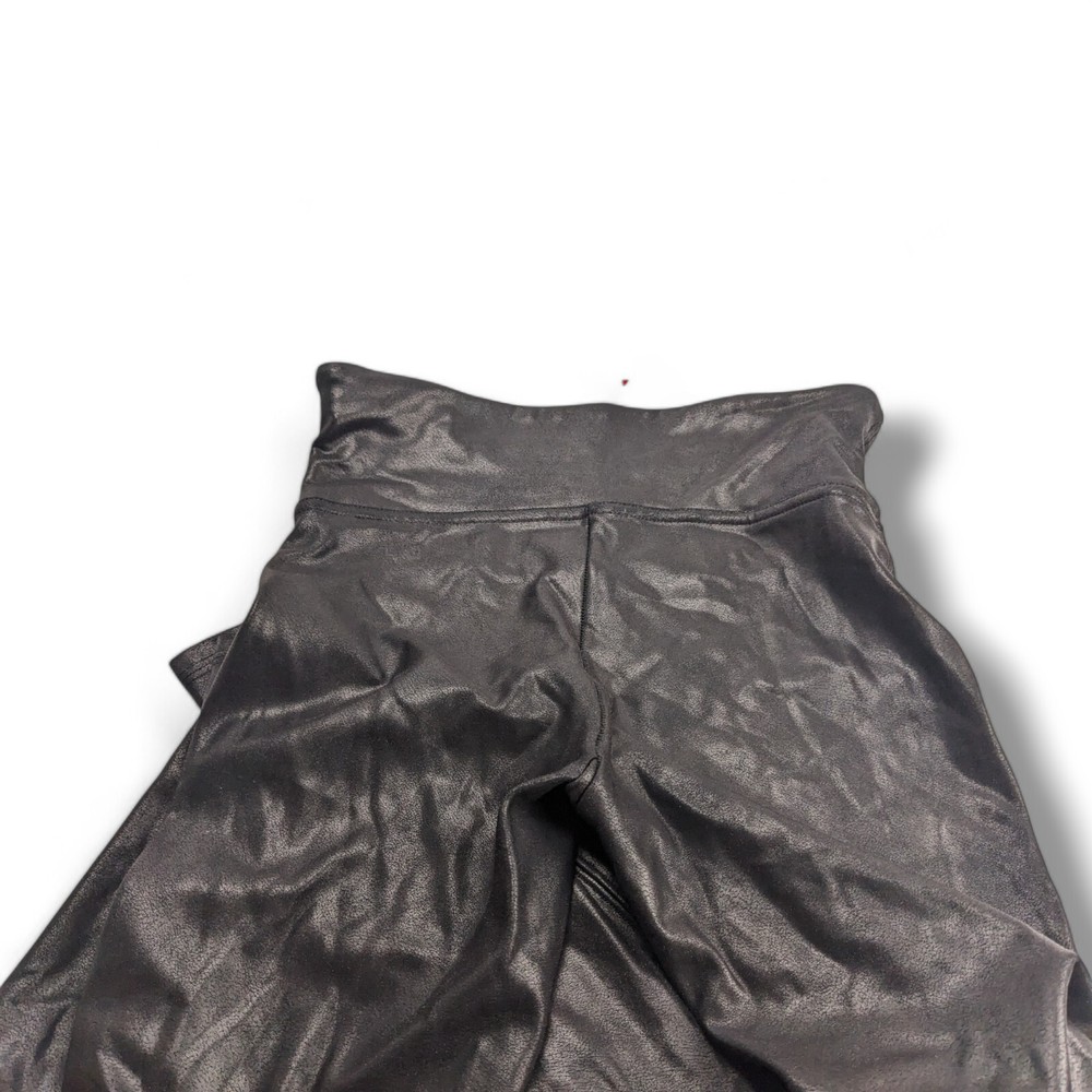 Spanx Women's Leggings Black By Sara Blakely Faux Leather Pants Size S