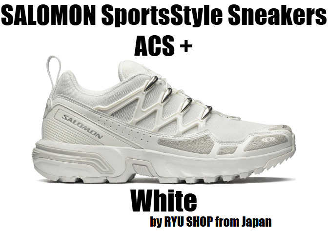 SALOMON SportsStyle Sneakers ACS + L47236700 White / White / Ftw Silver