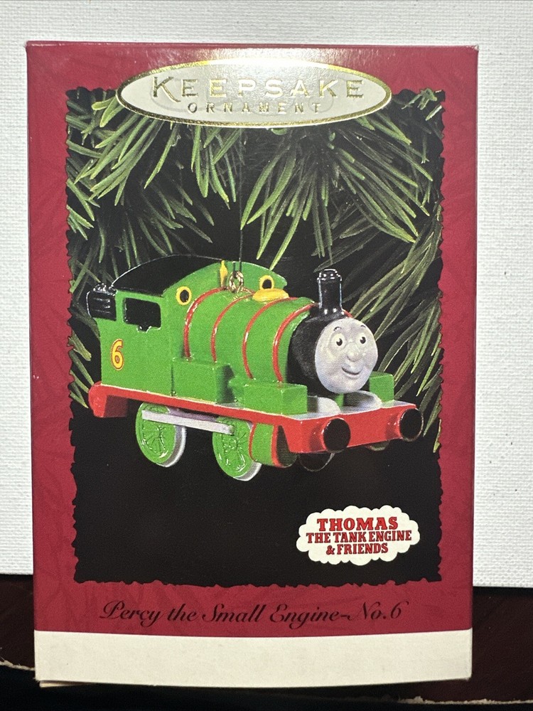 1996 Hallmark Keepsake Thomas the Train Percy Ornament #6