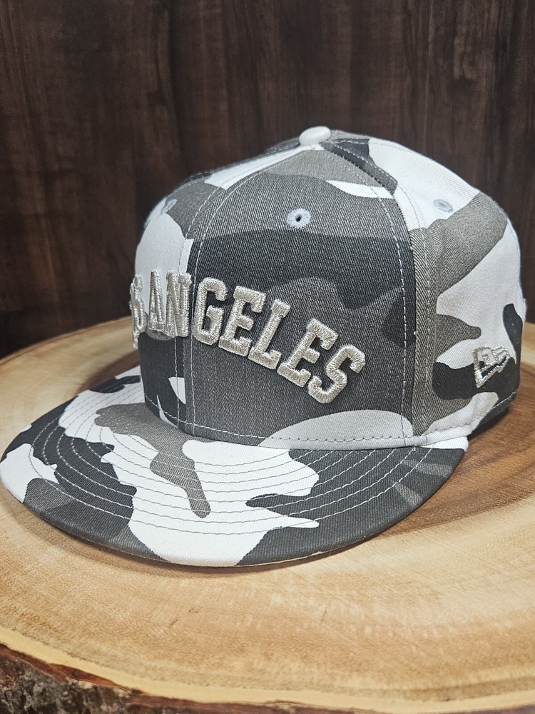 Los Angeles Kings Camo New Era 59Fifty Fitted NHL Hat Size 7 5/8 NWOT Hockey Cap