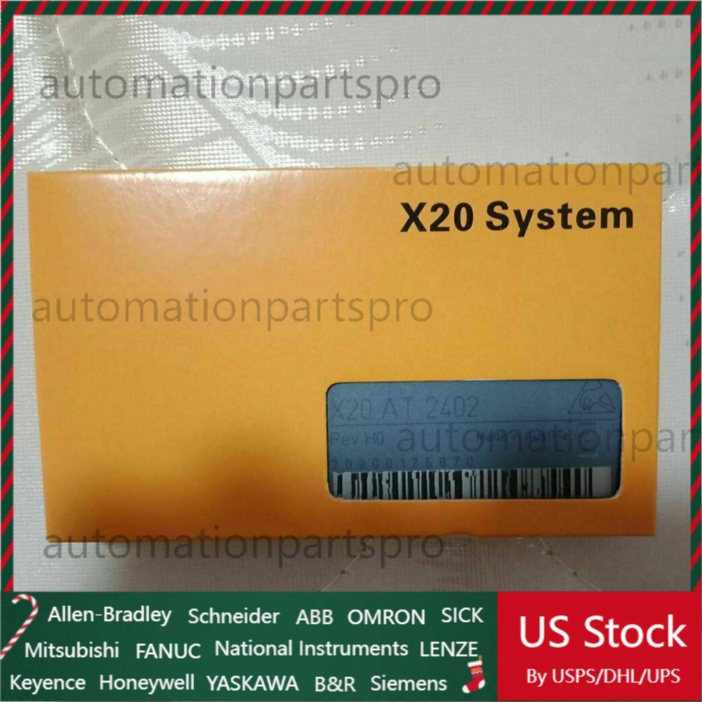 X20AT2402 BRAND NEW B&R X20AT2402 Systems RTD Module X20 AT 2402 in box 1PC