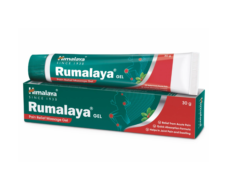 Himalaya Herbal Rumalaya pain relief Gel 30g Joint Body muscle pain relief