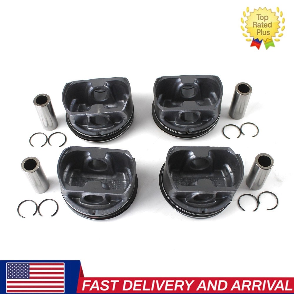 Engine Piston & Pin & Snap Ring Kit For 2010-2019 Hyundai Sonata Kia Optima 2.4L