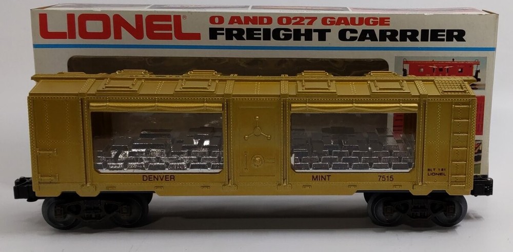 1981 Lionel 6-7515 Denver MINT Silver Bullion Car L3101