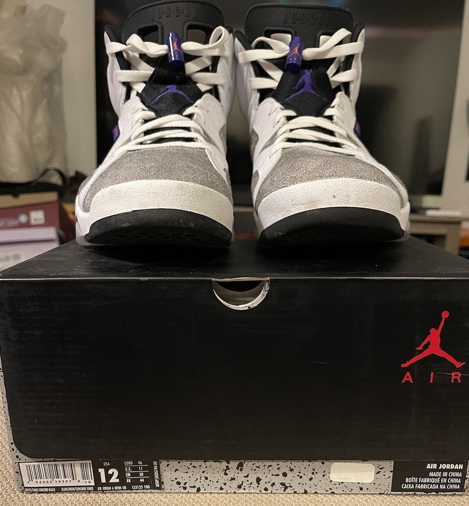 Jordan 6 Retro White Dark concord-black