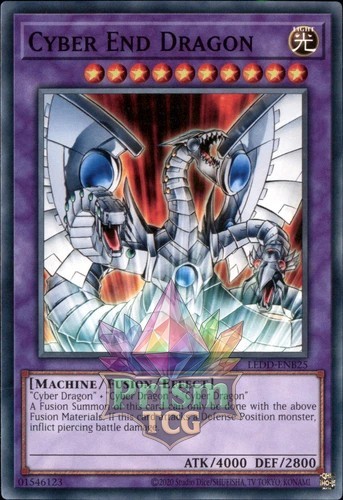 Cyber End Dragon LED-ENB25 Ultra Rare Yu-Gi-Oh Card