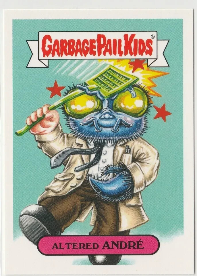 Altered Andre #7b Garbage Pail Kids GPK 2018 Horror-ible Edition