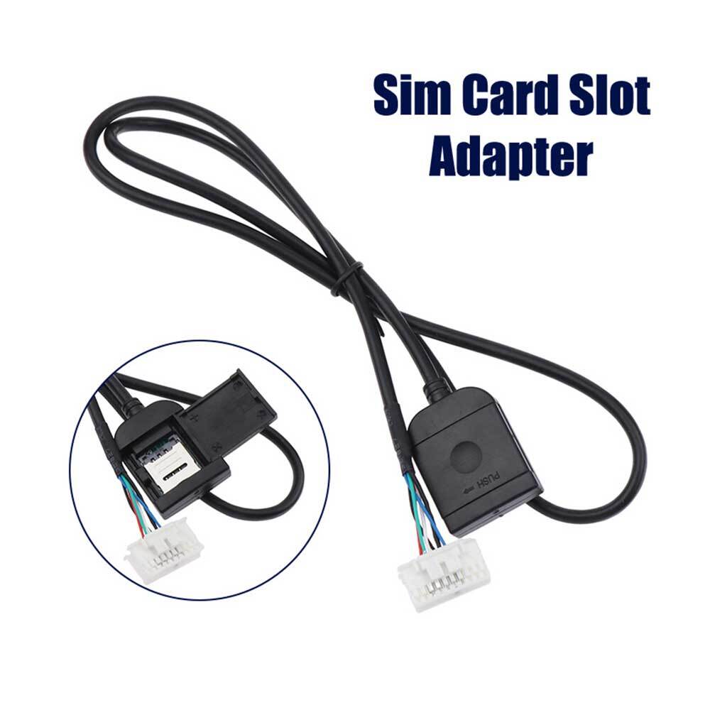 Sim Card Slot  Adapter For Android Radio Multimedia Gps 4G 20pin Cable Connector