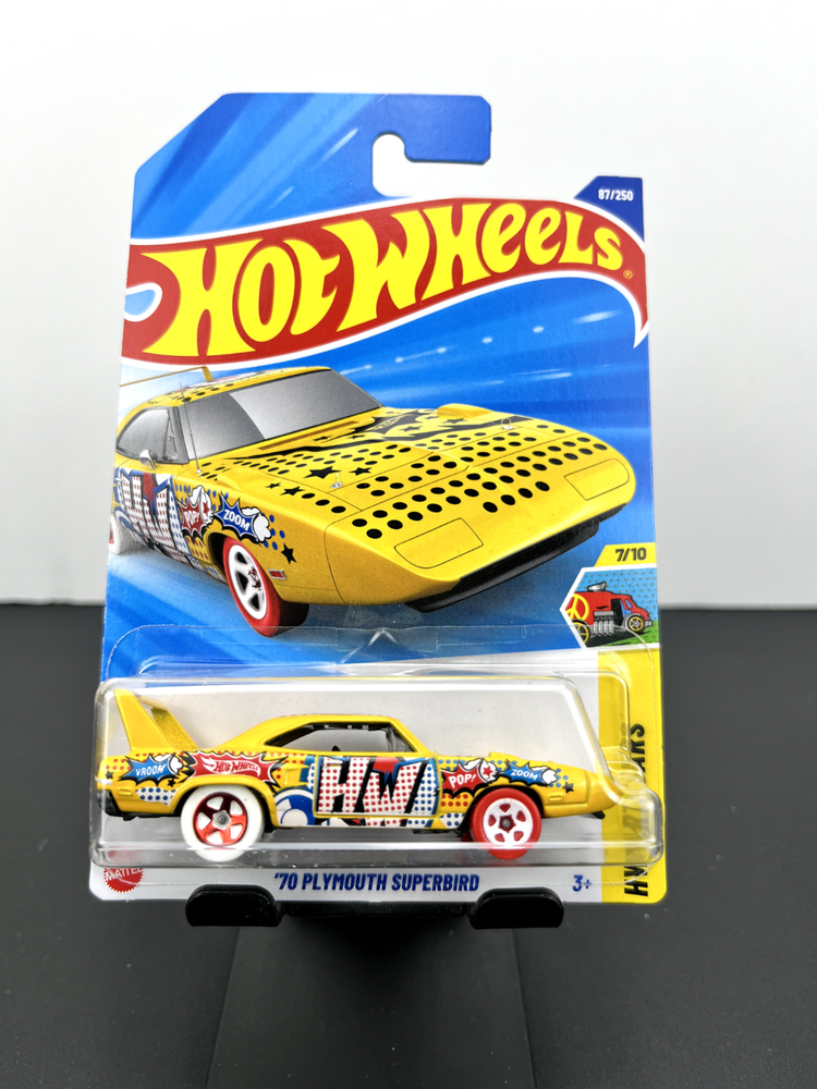 Hot Wheels 2025 HW Art Cars '70 Plymouth Superbird Yellow #87