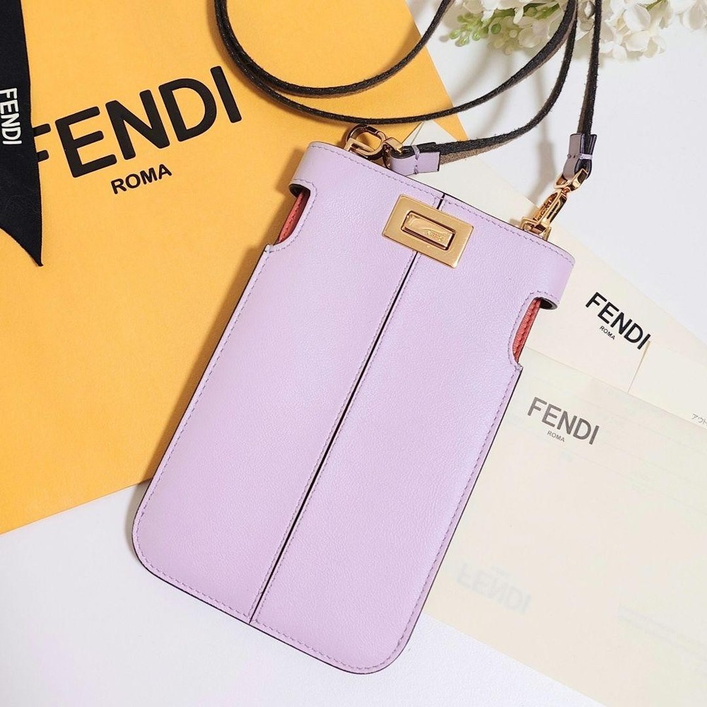 FENDI Peekaboo Phone Pouch Smartphone Shoulder