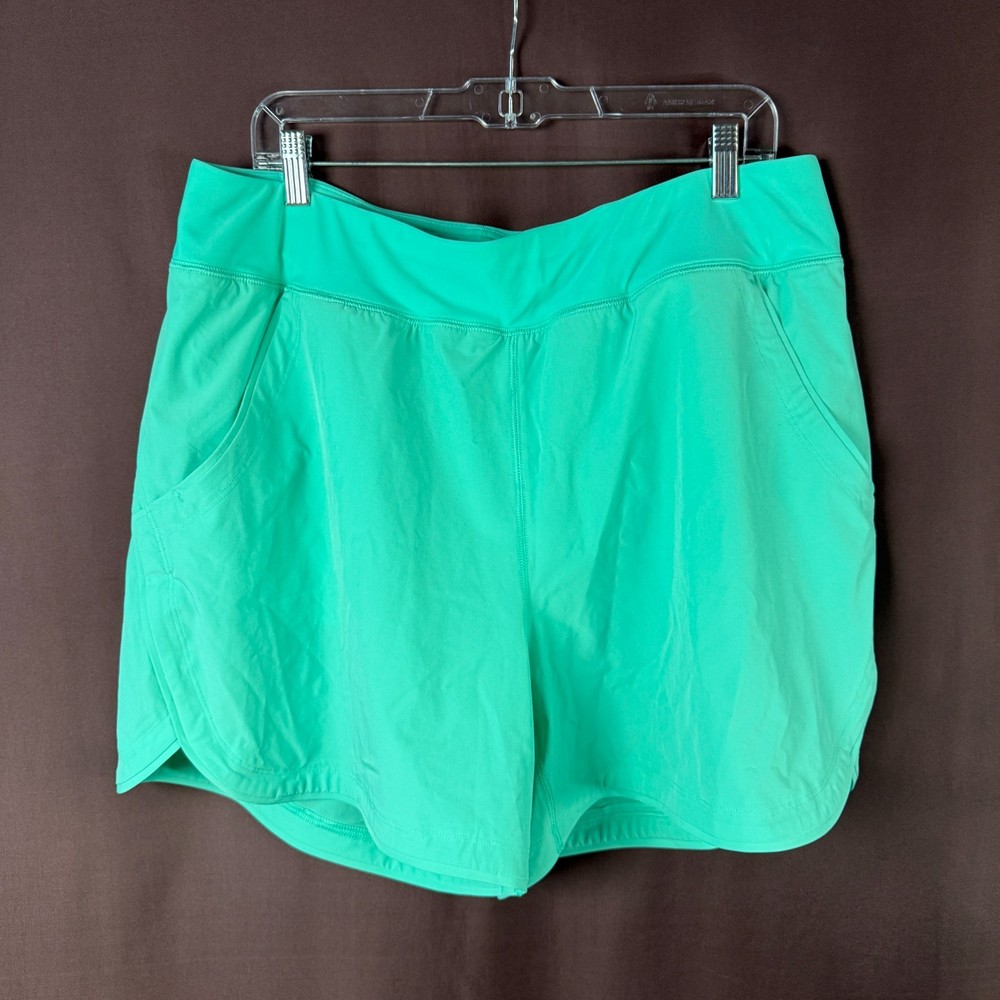 Lands' End Women's 14 LONG Swim Shorts Swimwear UPF50 Quick Dry